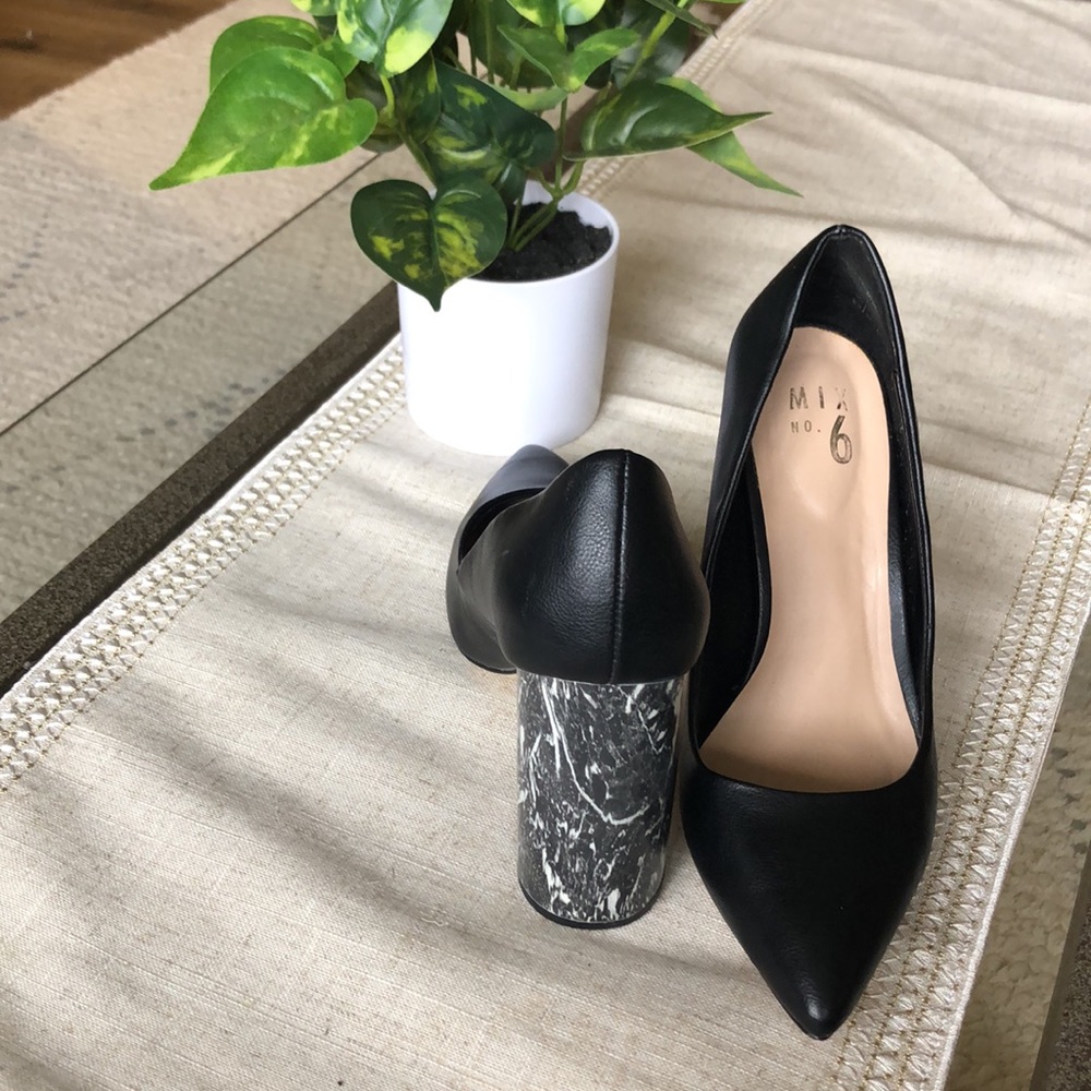 Black and White Heels Mix No.6 9.5